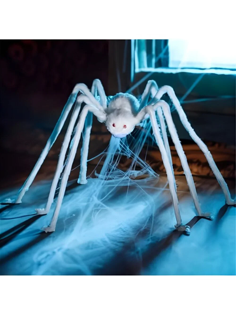 Halloween Outdoor Decorations Giant Spider, Scary Large Spider Props for